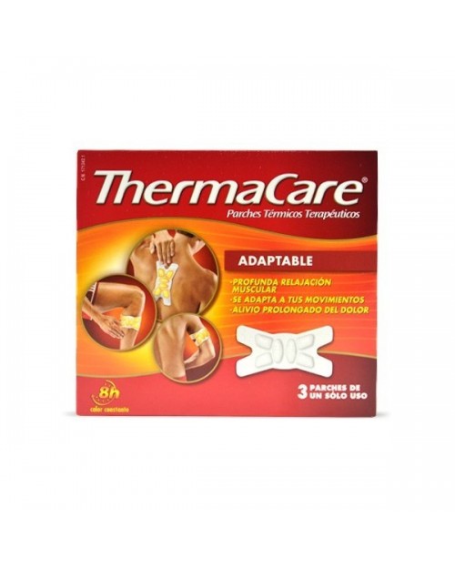 THERMACARE 3 PARCHES TERMICOS ADAPTABLE