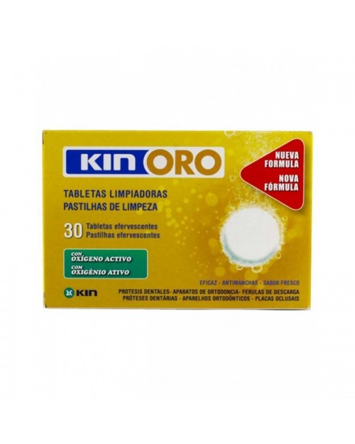 KIN ORO 30 TABLETAS EFERV. CON OXIGENO ACTIVO