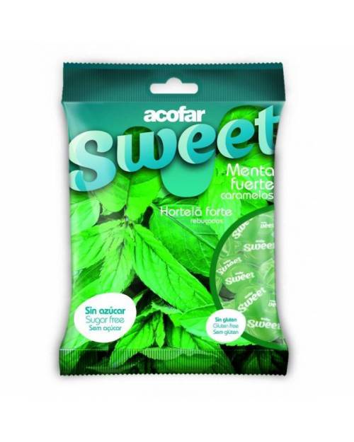 Acofarsweet Caramelos  Azucar  Menta Fuerte Bolsa 60 G