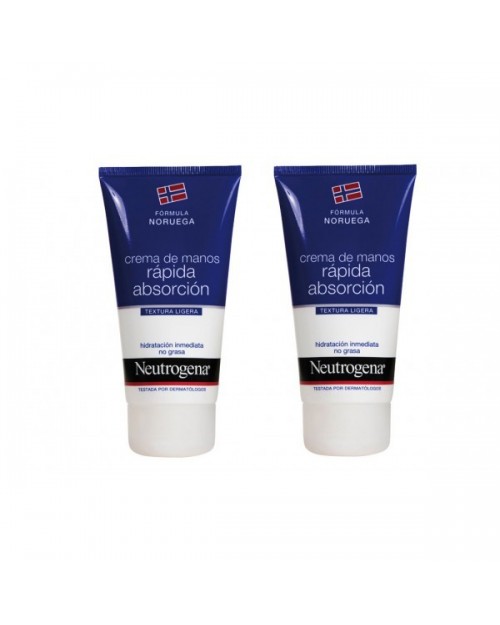 Neutrogena Crema de Manos Rapida Absorción 75ml 2 uds.