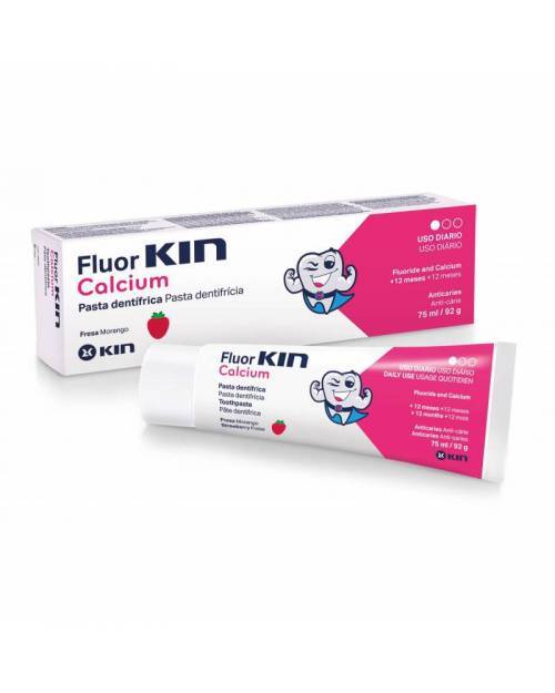 Fluor Kin Pasta Dentifrica Infantil Calcio 75ml