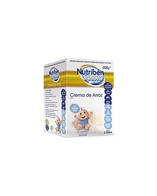 Nutriben innova crema de arroz  600 g sin aceite de palma