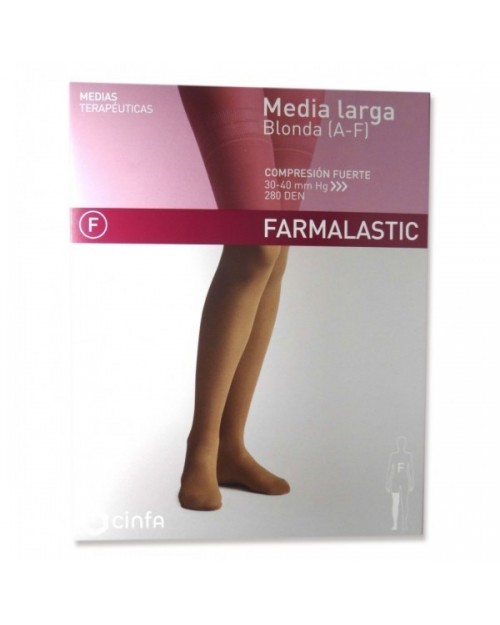 Farmalastic Media Larga Comp. Fuerte T-Reina Plus P-Izquierda