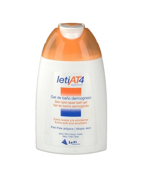 Leti AT4 Gel de Baño Dermograso 200 ml