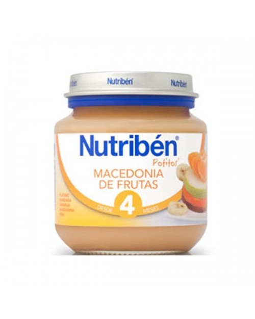 nutriben bebe macedonia frutas 130 gr.