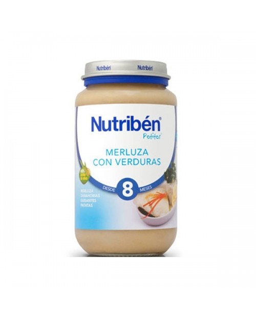 nutriben grandote merluza/verdura 250gr.