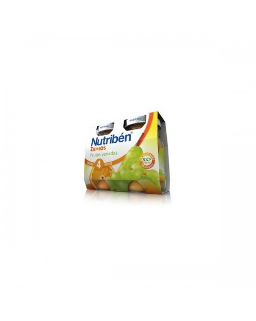 nutriben zumo de frutas variadas 2x130ml