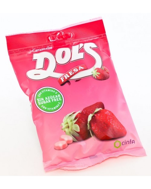 dols caramelos fresa s/azucar bolsa