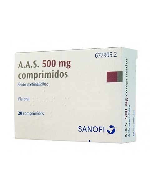 A.A.S. 500 mg COMPRIMIDOS