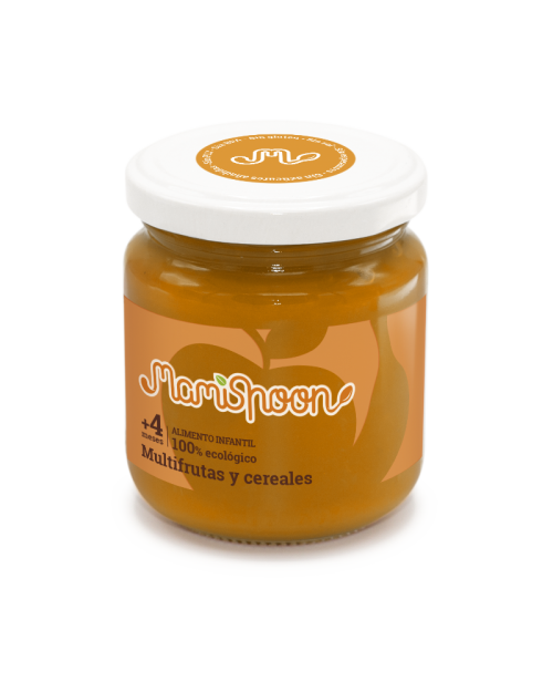 Mamispoon Tarrito Ecológico Multifrutas Y Cereales +4m 180gr