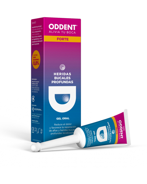 Oddent Forte Heridas Bucales Profundas Gel Oral 8ml