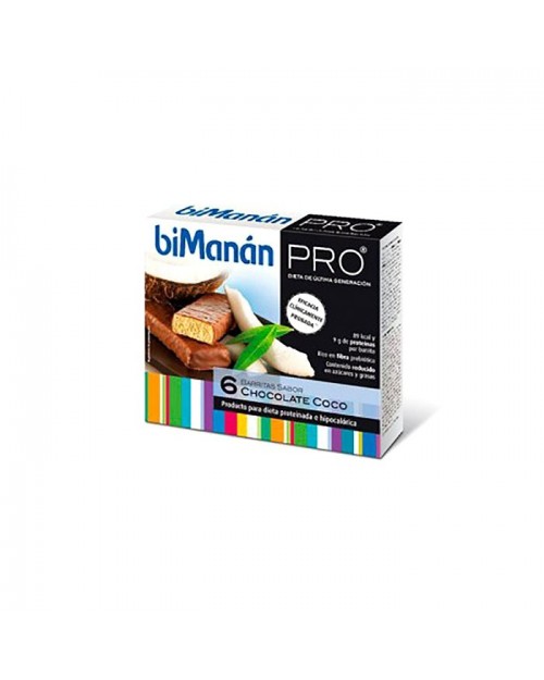 Bimanan Pro Barrita Chocolate Y Coco 6uds