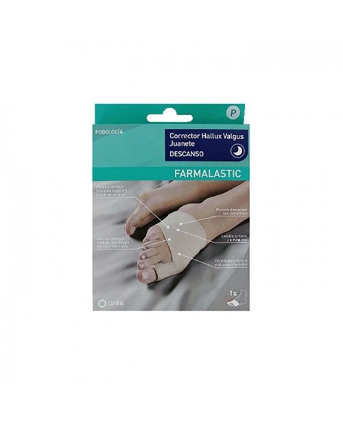 Farmalastic Corrector Hallux Valgus Juanete Descanso Talla P