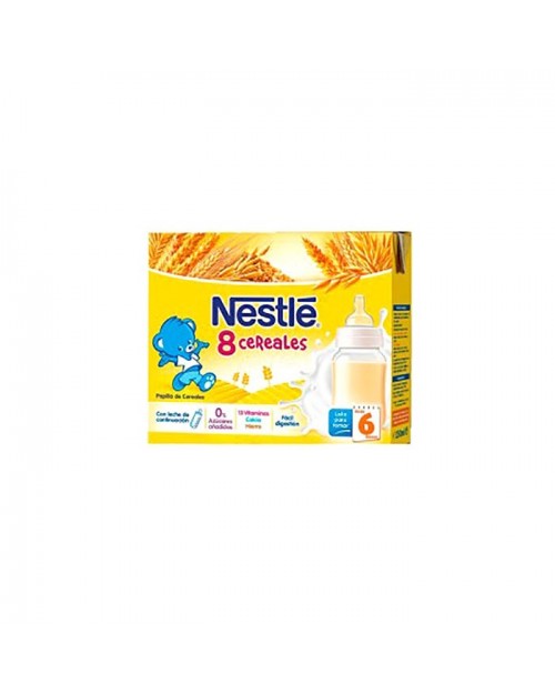 Nestle 8 Cereal Brick Listo Para Tomar 2x250ml