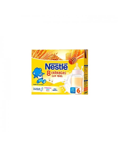 Nestle 8 Cereales Con Miel Brick Listo Para Tomar 2x250ml