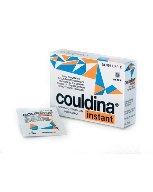 COULDINA INSTANT CON ACIDO ACETILSALICILICO GRANULADO EFERVESCENTE