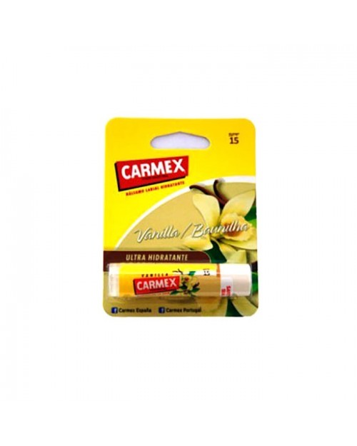 Carmex bálsamo labial ultrahidratante SPF15+ vainilla 4,25g