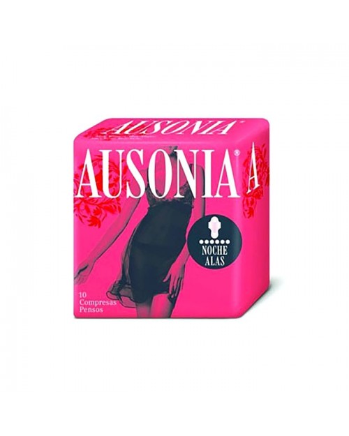 Ausonia Airdry compresa alas noche 8uds