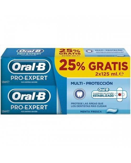 PASTA DENTÍFRICA ORAL-B PRO EXPERT. 2X125 ML