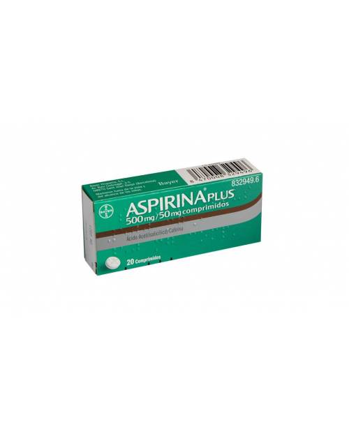 ASPIRINA PLUS 500 mg/ 50 mg COMPRIMIDOS