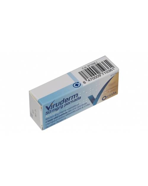 VIRUDERM 50 MG/G POMADA