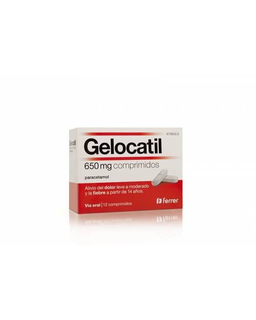 GELOCATIL 650 mg COMPRIMIDOS