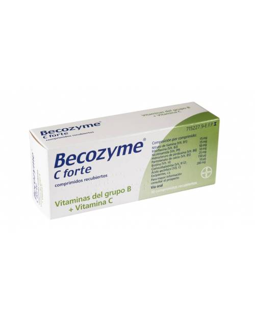 BECOZYME C FORTE COMPRIMIDOS RECUBIERTOS