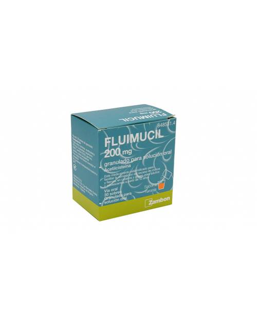 FLUIMUCIL 200 mg GRANULADO PARA SOLUCION ORAL