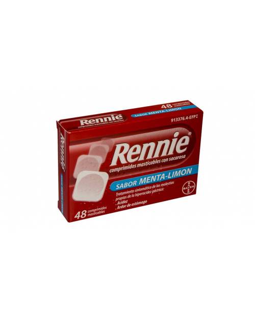 RENNIE 680 MG/80 MG COMPRIMIDOS MASTICABLES CON SACAROSA