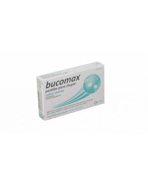 BUCOMAX PASTILLAS PARA CHUPAR SABOR MENTA