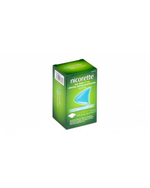 NICORETTE ICE MINT 4 mg CHICLES MEDICAMENTOSOS