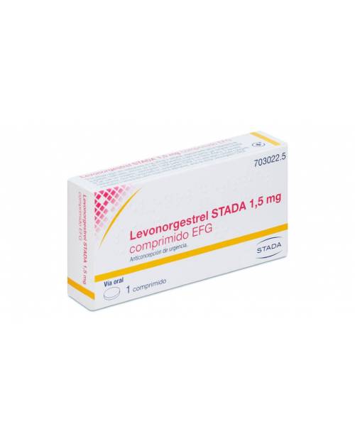 LEVONORGESTREL STADA 1.5 MG COMPRIMIDO EFG