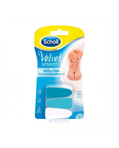 DR SCHOLL LIMA ELECTRONICA RECAMBI VELVET SMOOTH    2 RECAMBIOS