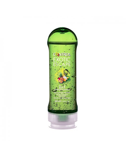  Control Exotic Escape Gel de Masaje Verde 200 ml