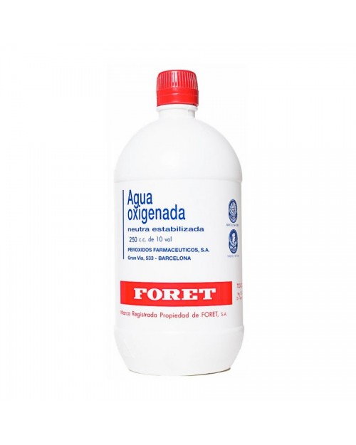 AGUA OXIGENADA FORET (10 VOLUMENES SOLUCION TOPICA 1000 ML )