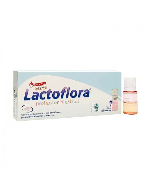 Lactoflora Protector Intestinal Sabor Fresa 7 Viales