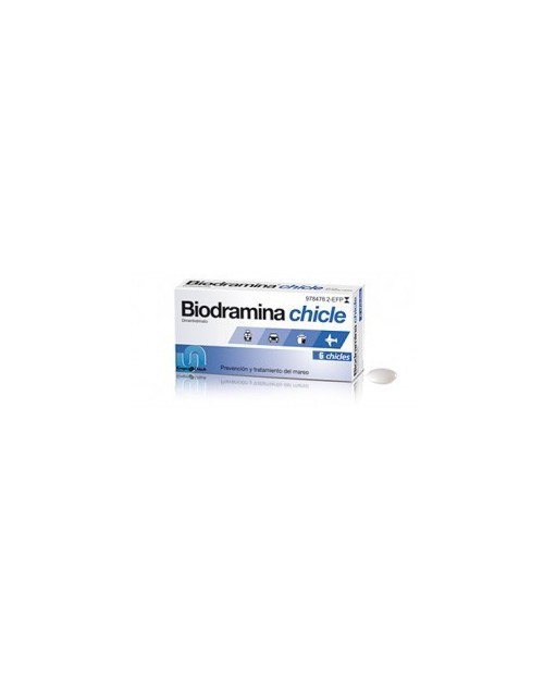 BIODRAMINA              20 MG 6 CHICLES