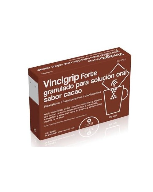 VINCIGRIP FORTE (10 SOBRES GRANULADO CACAO )