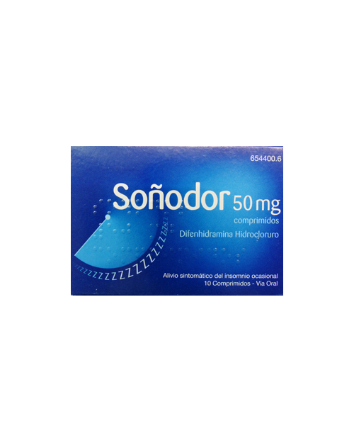 SOÑODOR (50 MG 10 COMPRIMIDOS )