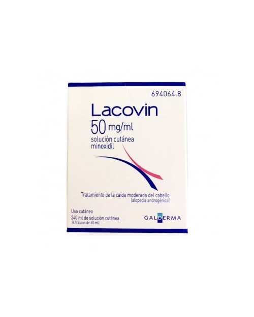 LACOVIN (50 MG/ML SOLUCION CUTANEA 4 FRASCOS 60 ML )