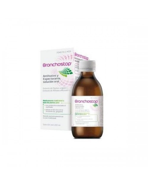 BRONCHOSTOP ANTITUSIVO Y EXPECTORANTE (SOLUCION ORAL 200 ML )