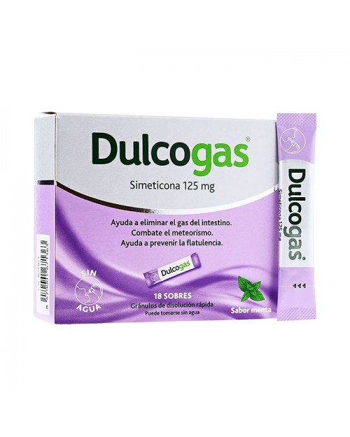 dulcogas 125mg x 18 sobres