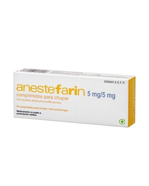 ANESTEFARIN (20 COMPRIMIDOS PARA CHUPAR )