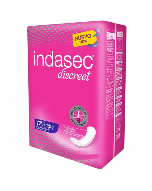 Indasec Discreet Normal para pérdidas leves 24u