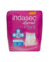 Indasec Discreet Pant Plus Talla Grande 12 Uds