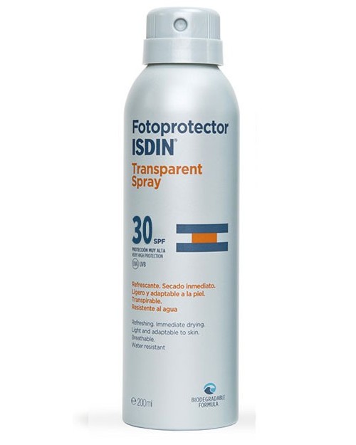 fotoprotector isdin spf-30 lotion spray 200 ml