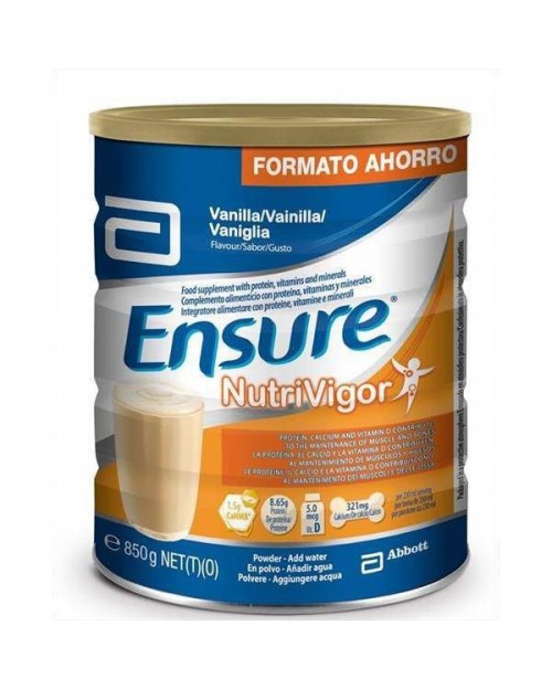 ENSURE NUTRIVIGOR 850 G LATA VAINILLA