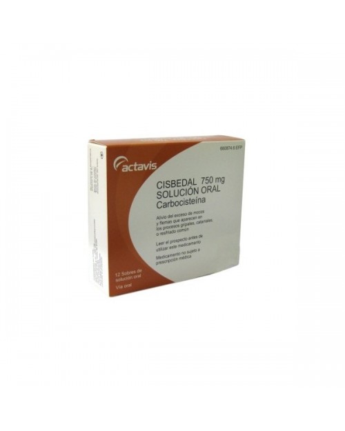 CISBEDAL (750 MG 12 SOBRES SOLUCION ORAL 15 ML )