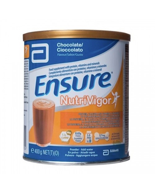 ensure nutrivigor 400 g lata chocolate