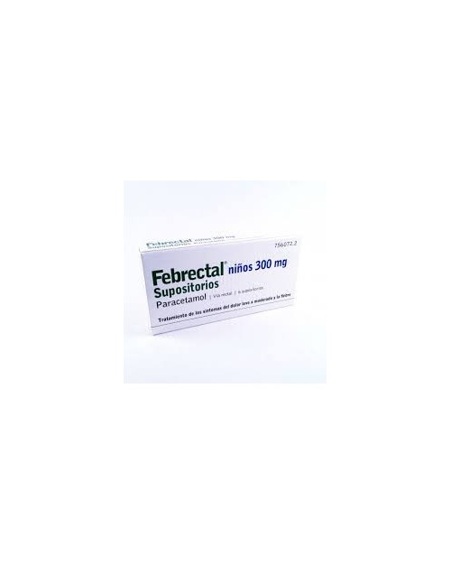 FEBRECTAL NIÑOS 300 MG SUPOSITORIOS